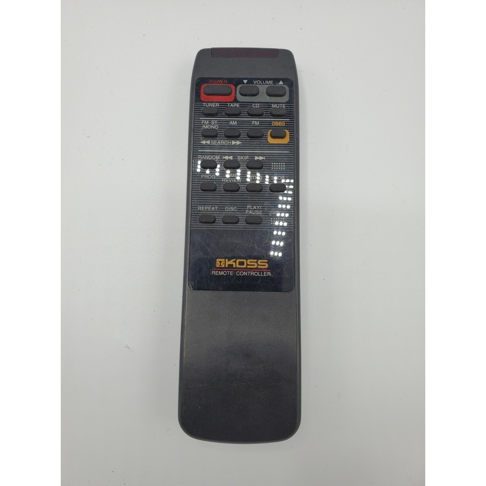 KOSS REMOTE CONTROLLER MODEL‎ HH1802S REMOTE COMMANDER